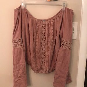 Off the shoulder shirt